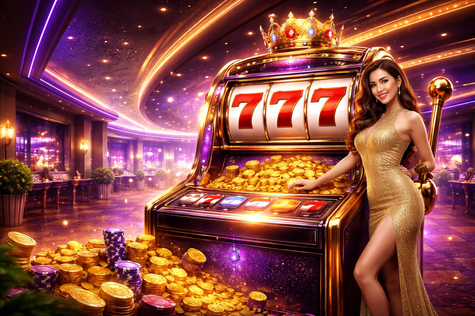 Hình ảnh Nổ Hũ 678win info 2026 với các biểu tượng slot game và jackpot lớn